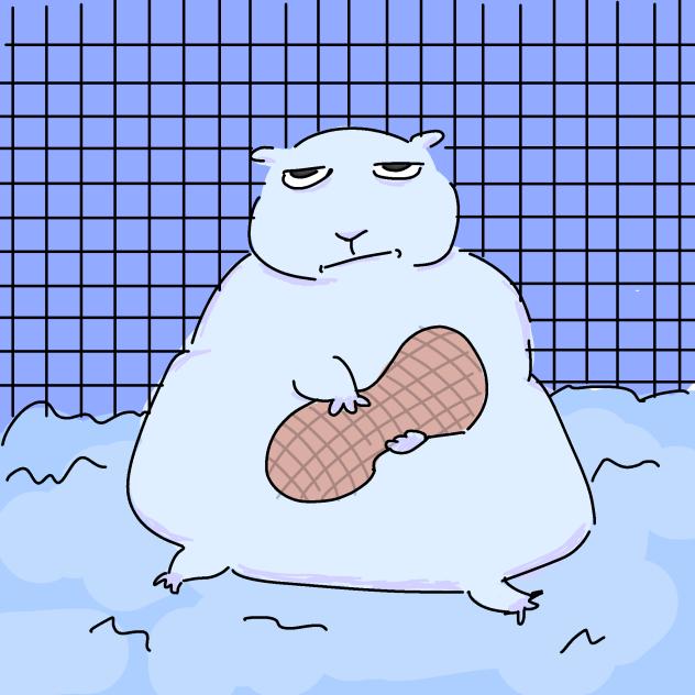 my hamster marshmallow - ibisPaint