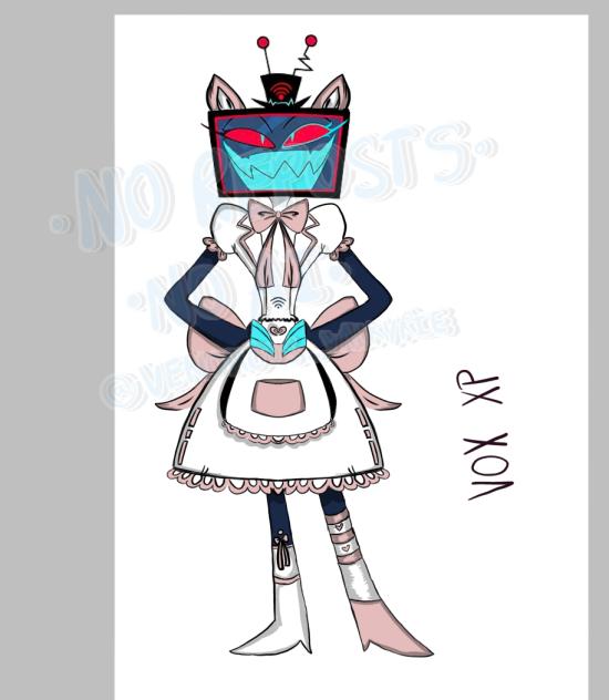 vox in a maid dress =p
