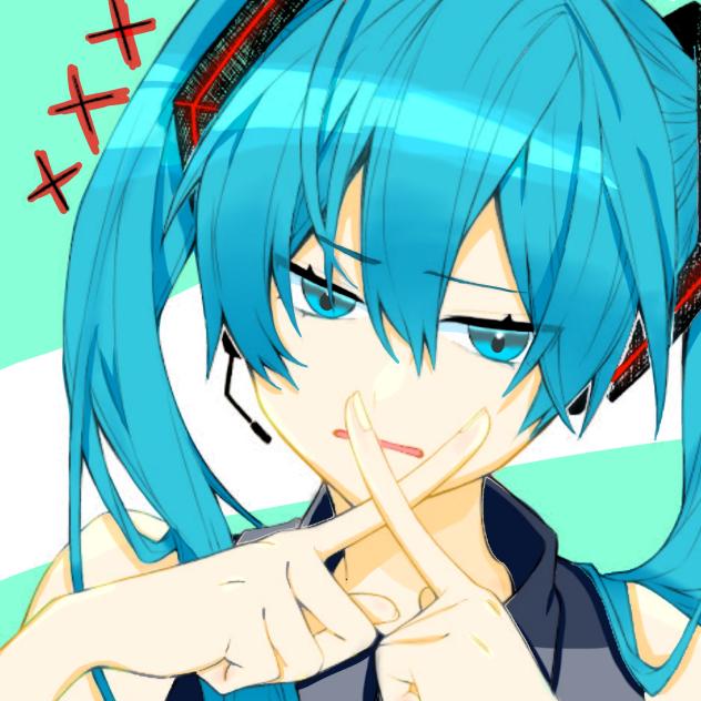 初音ミク 塗り絵