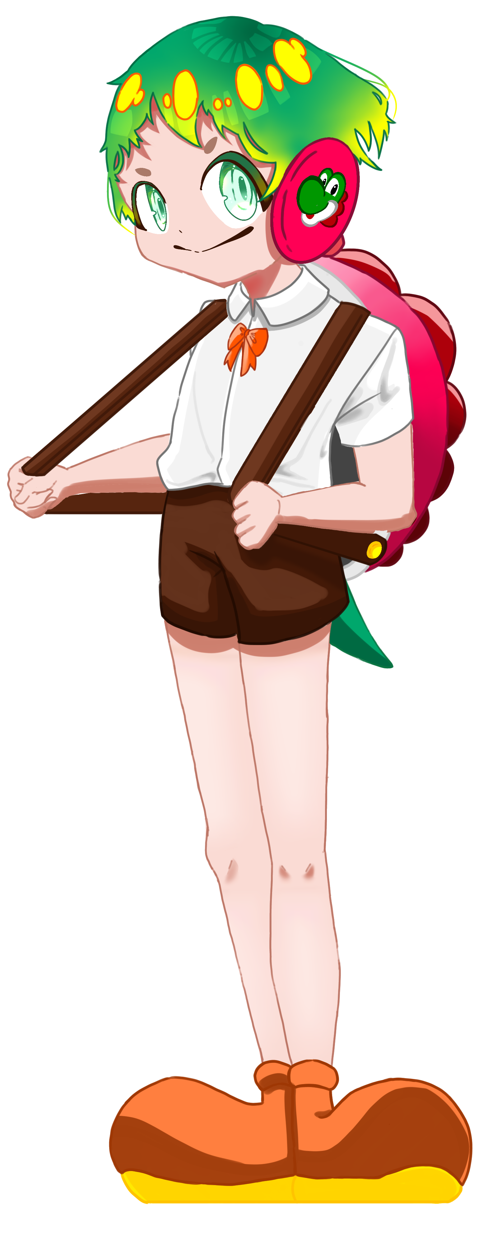 スーパーマリオ 特大サイズ ぬいぐるみ ヨッシー（立ちポーズ