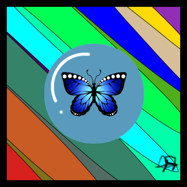 the butterfly ball of wisdom painting