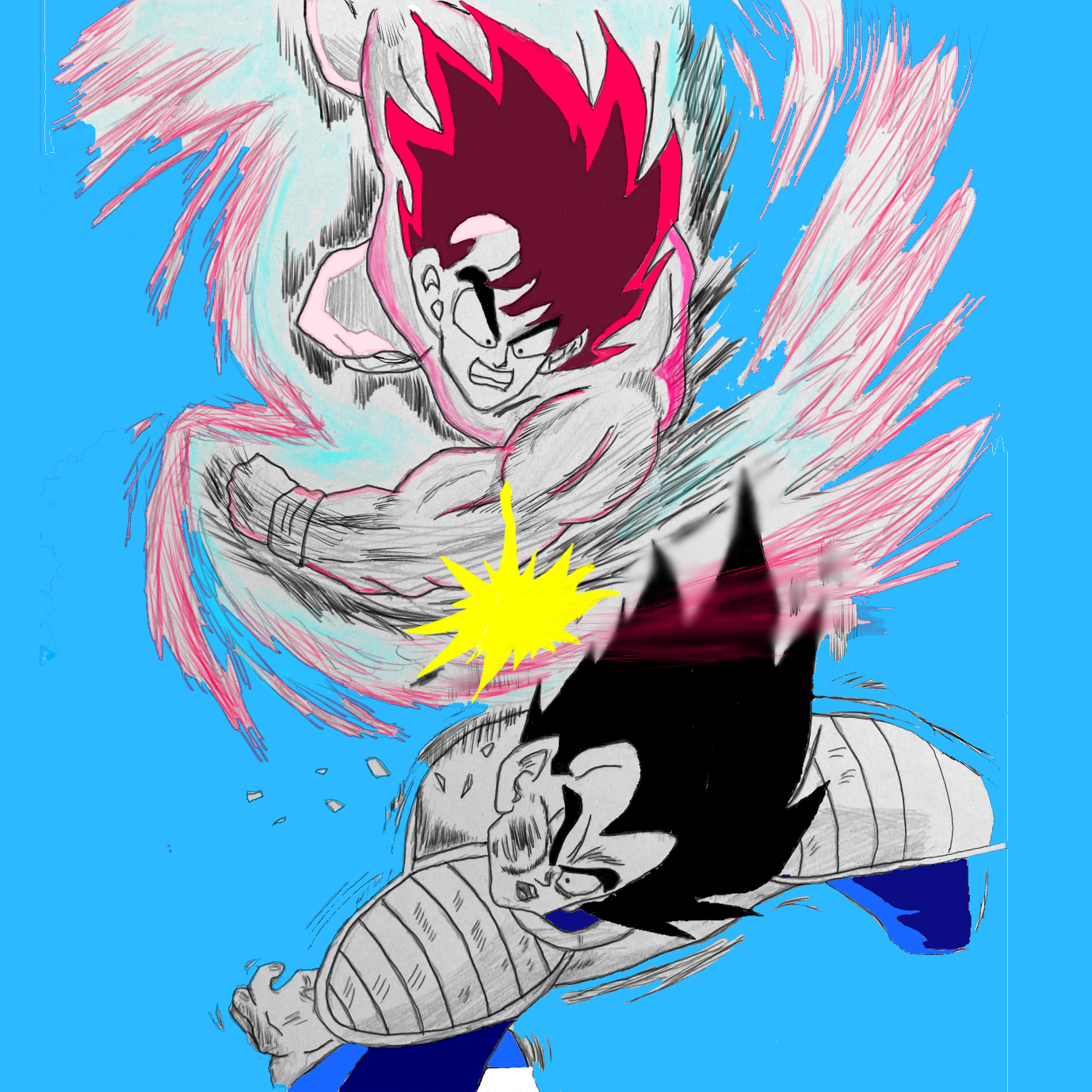 たちニキ　planb孫悟空　ベジータ ベジータ 孫 悟空 と ベジータ (Goku and Vegeta) - IchBinIboの