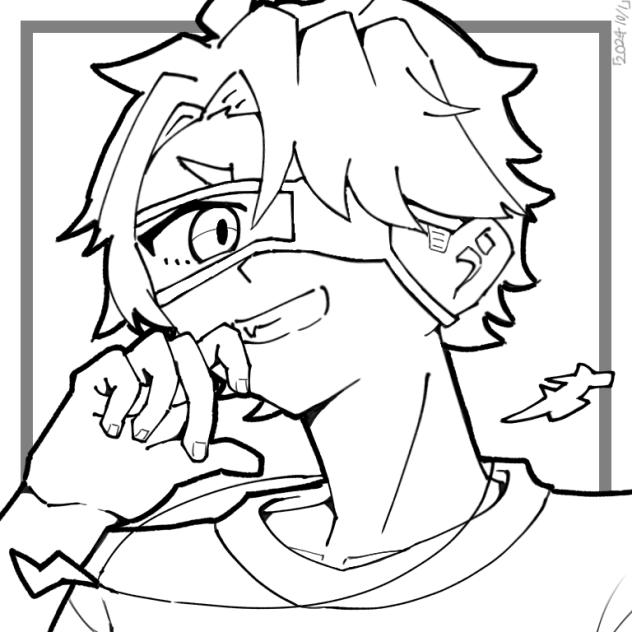 たっつん⚡️塗り絵！