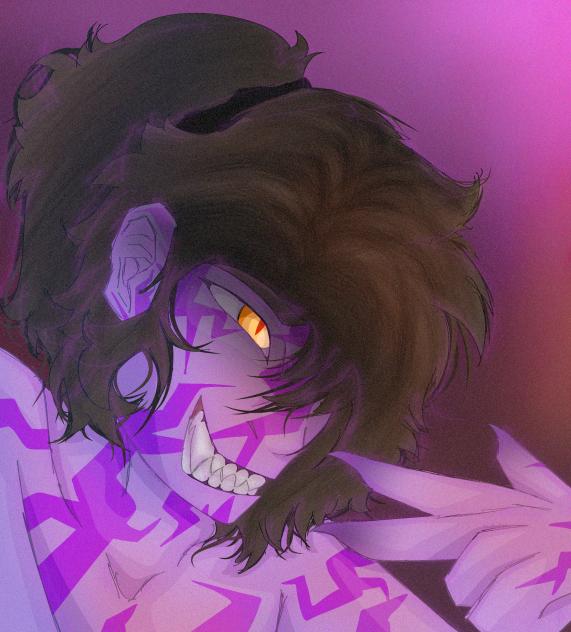 My oc as a demonnn ✨