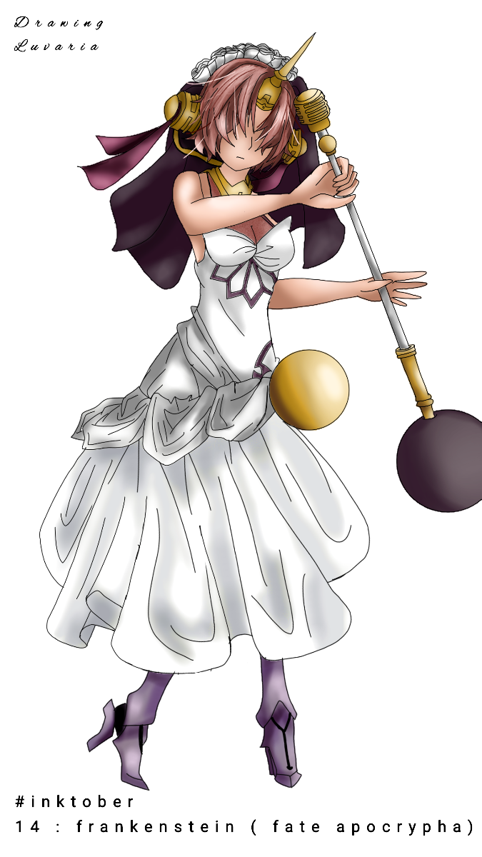 inktober 14 frankenstein( fate apocrypha - ibisPaint
