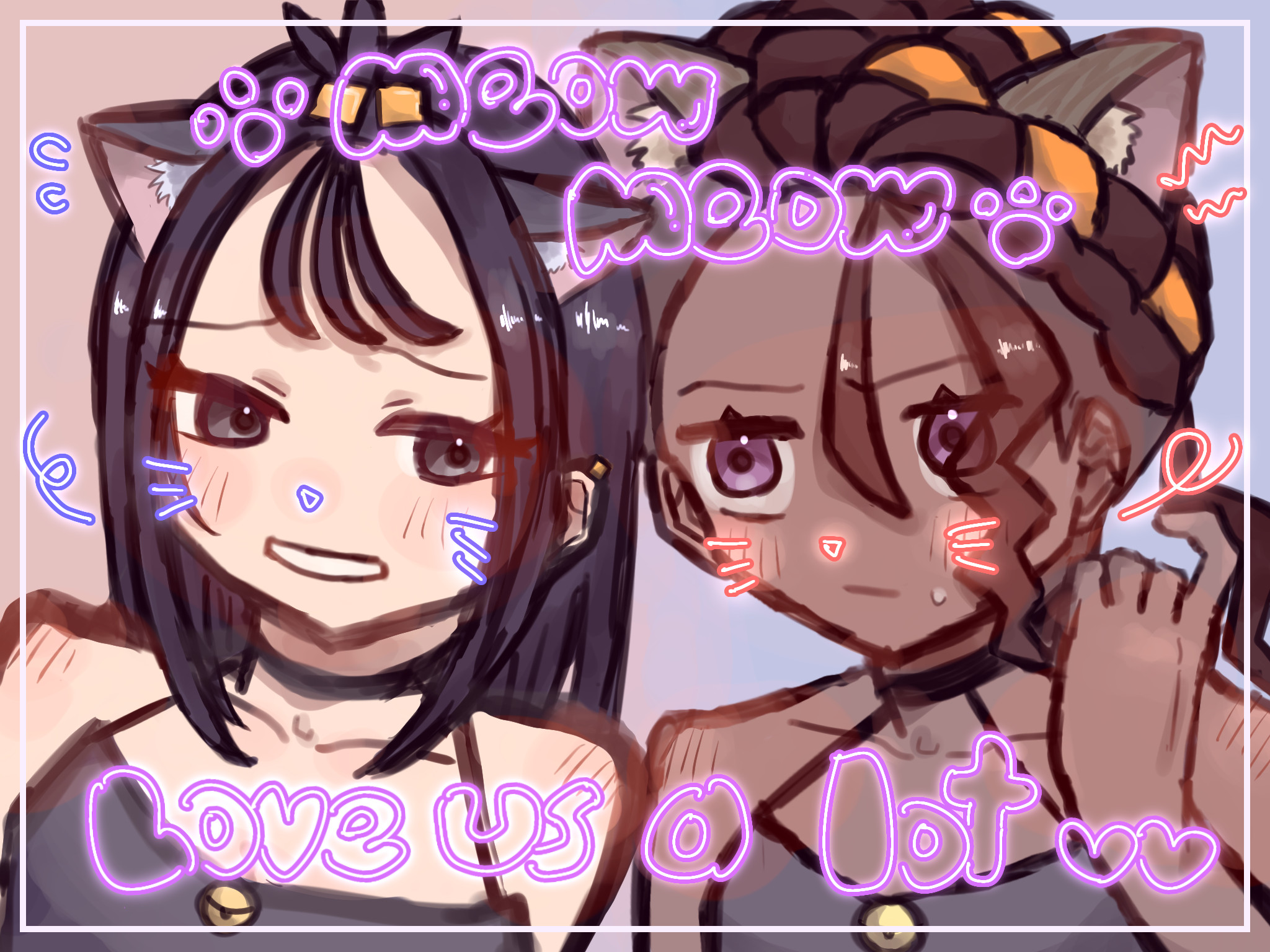 Love us a lot ♡♡ - ibisPaint