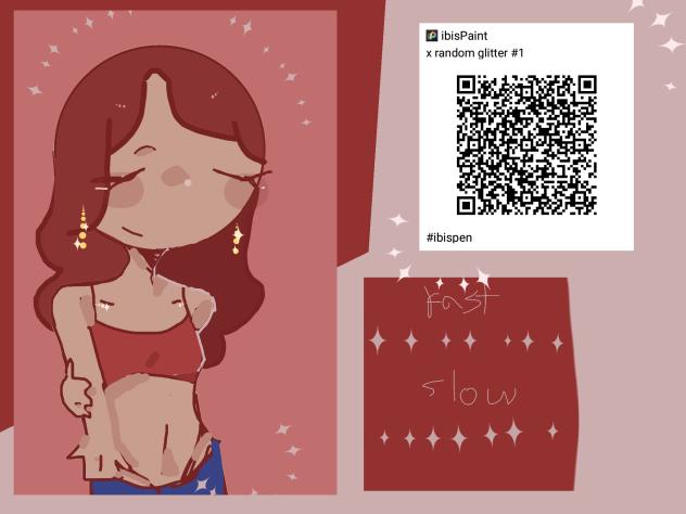 random glitter brush #1