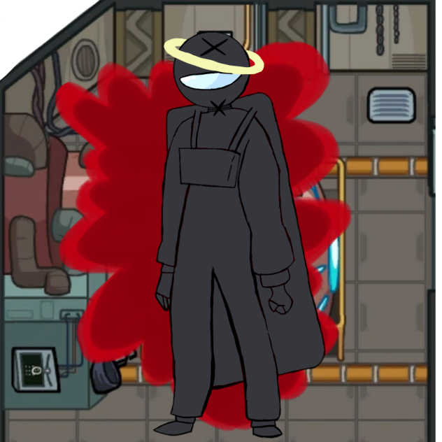 Black got oofed(someone among us fa)