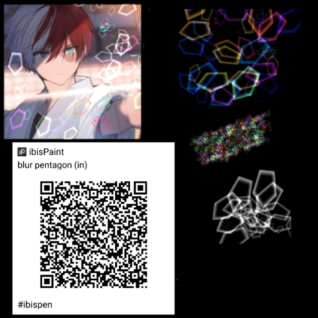 brush qr code (pentagon -1) - ibisPaint