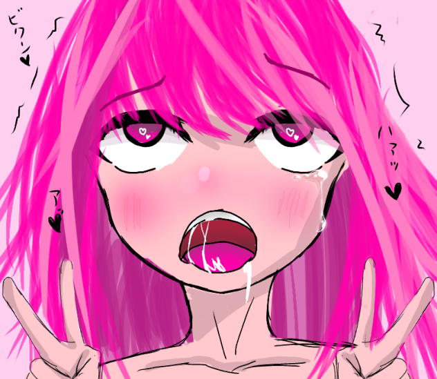 アへ顔ピース♡♡