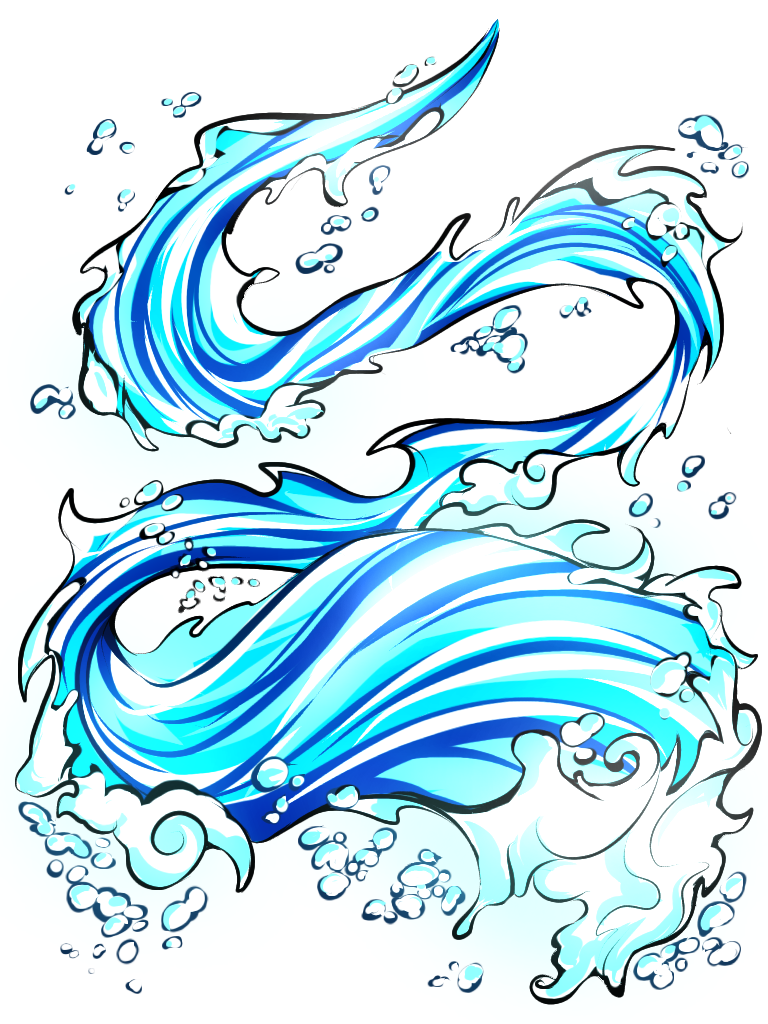 🌊anime water effect🌊 ibisPaint