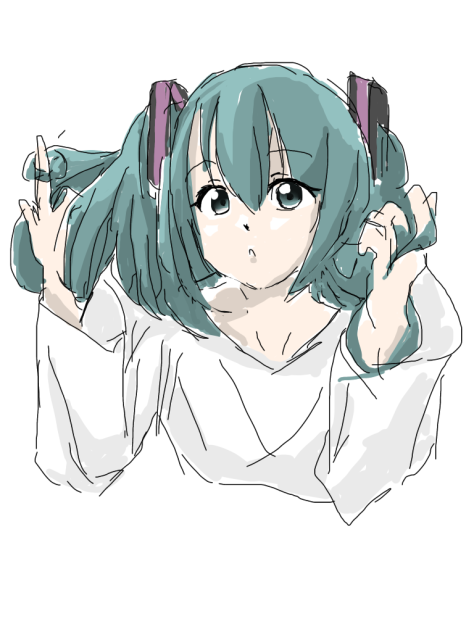 髪くるくる