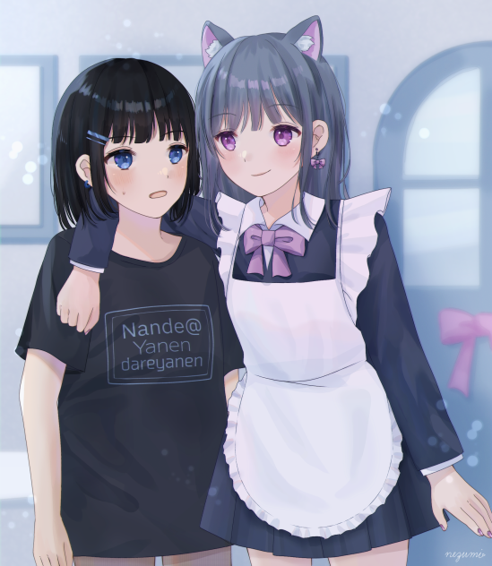 妹のバイト先に行ったら猫耳生えてた。