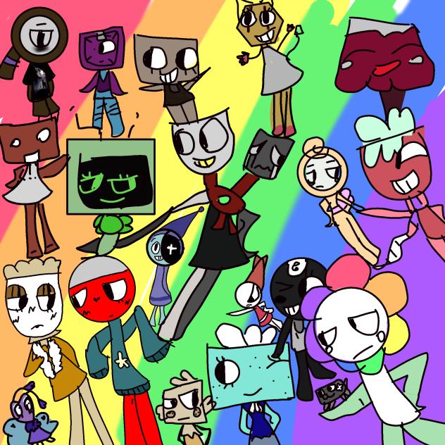 todos los personajes!😻