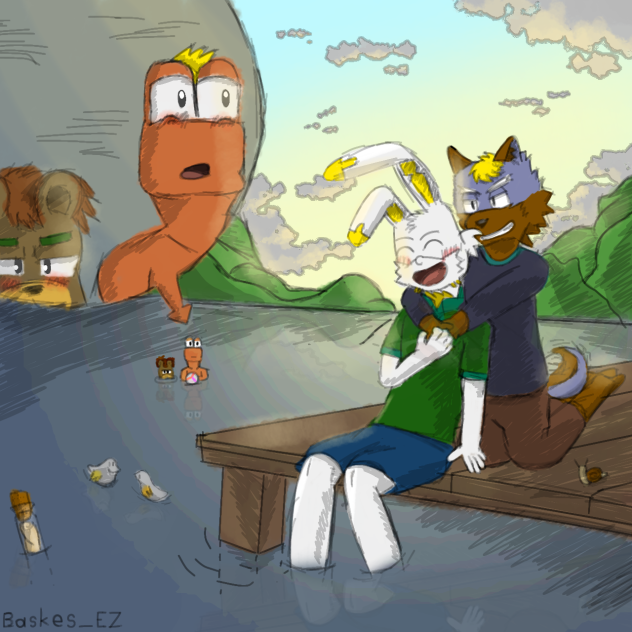 Lakeside hugging