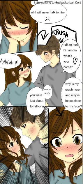 me and my crush meting