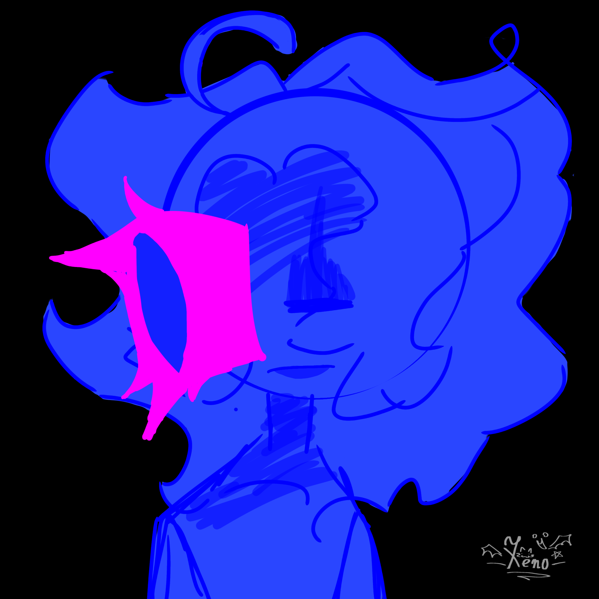 The blue boy - ibisPaint