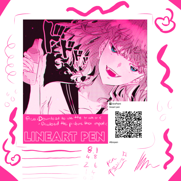 lineart pen ibisPaint