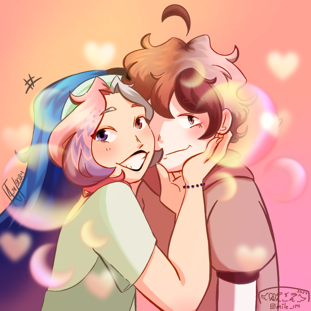 Aoi y Shima novias ❤