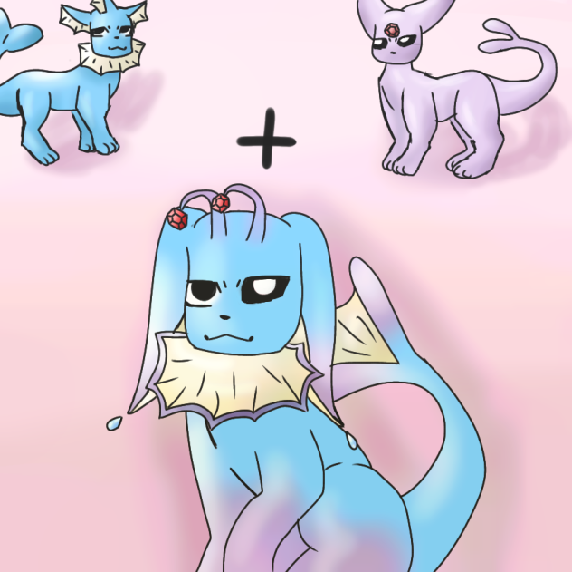 vaporeon X espeon