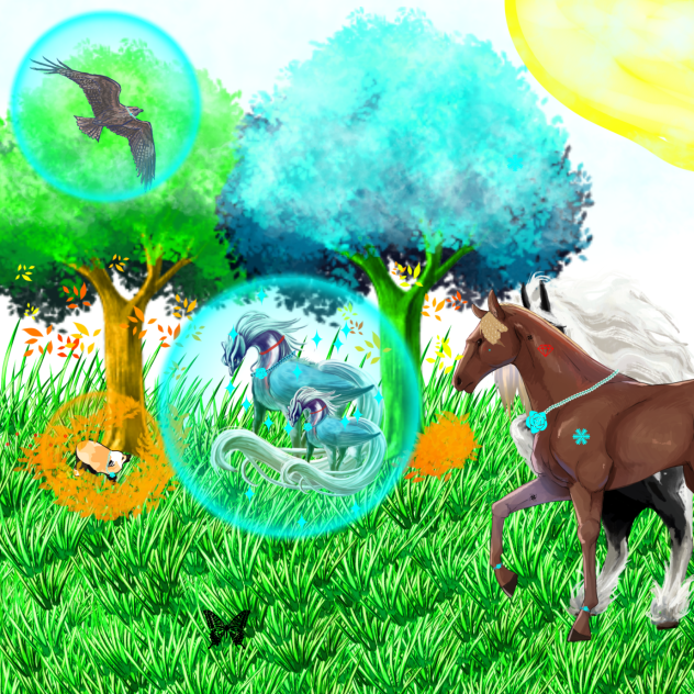 Mates are coming to the magic creature