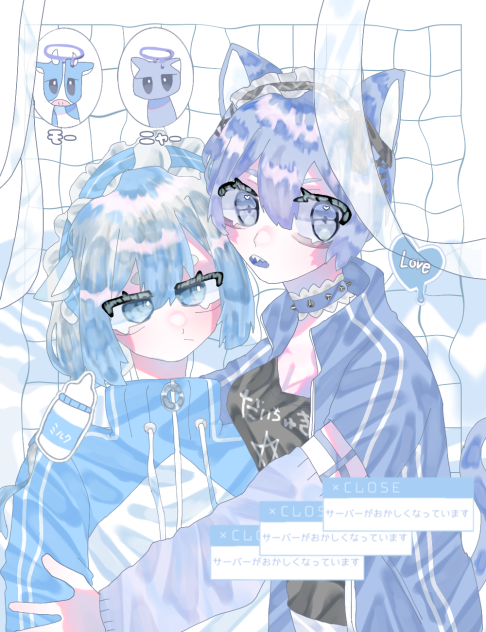꒰ঌ🤍💙 ໒꒱