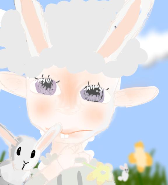 Jelly art but bunny ig