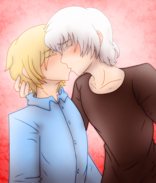 Aiden X Kuruna - Art Trade