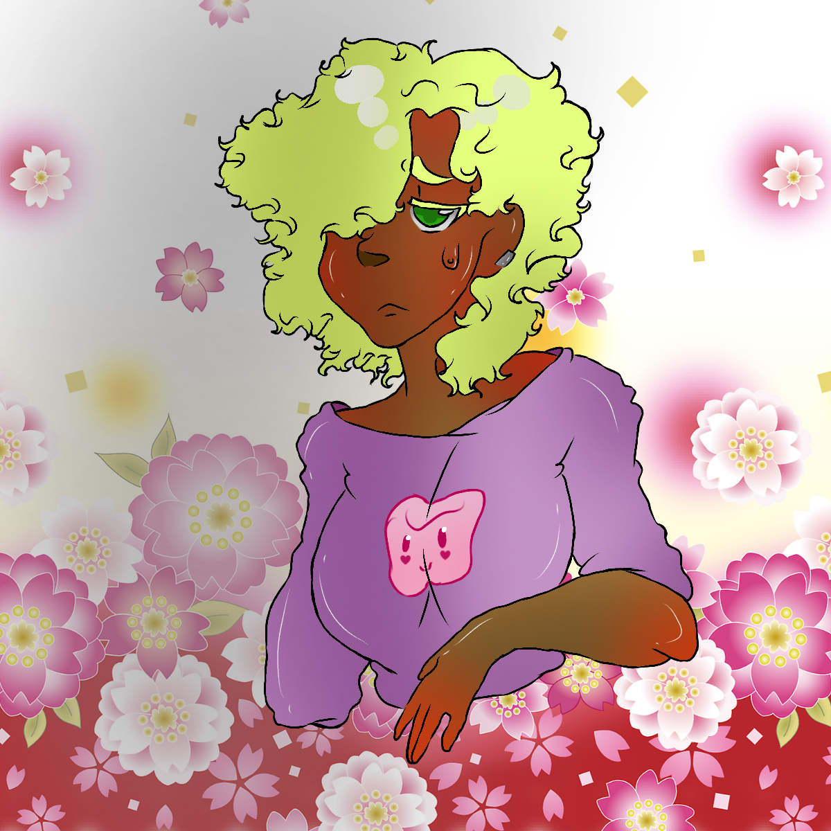 Marshmallow girl speedpaint ibisPaint