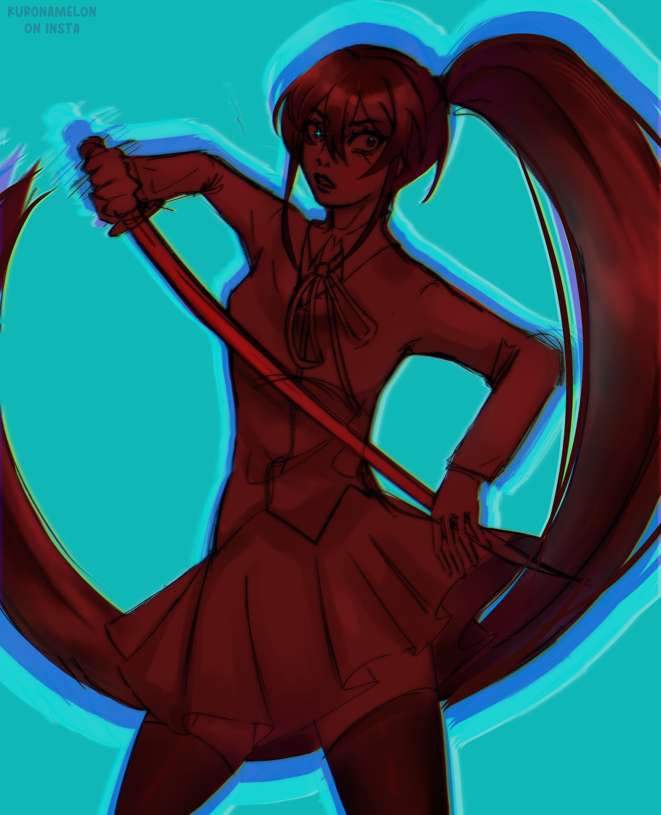 experiment RED - ibisPaint