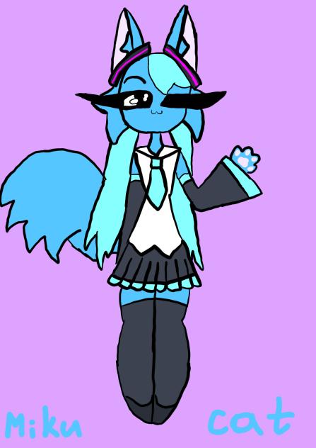 Miku cat  69в моём стиле