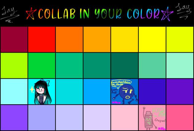 Collab in your colour!