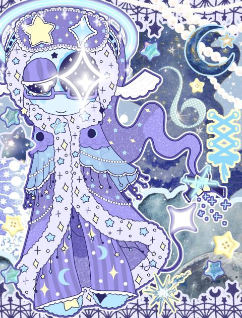 I only drew astro cause I love my design