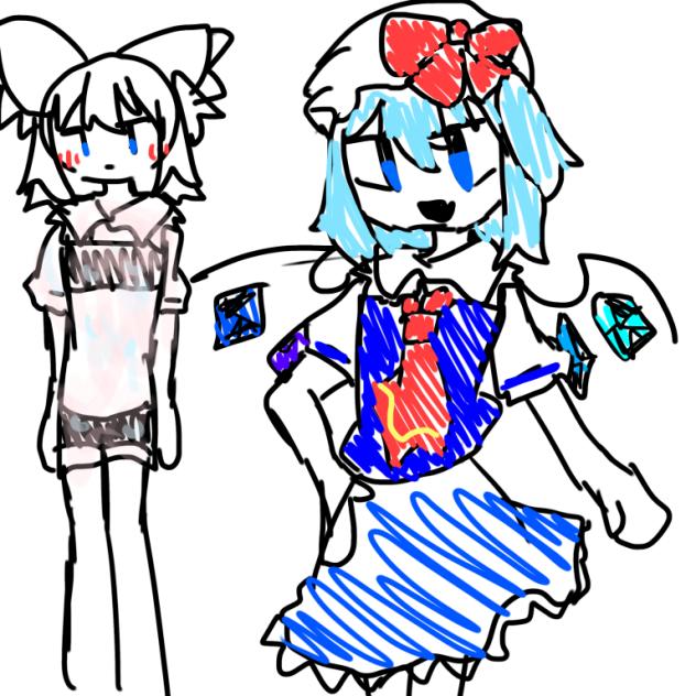 チルノ落書き