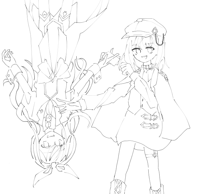 オリジナル線画