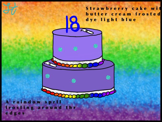 my 18 brithday cake