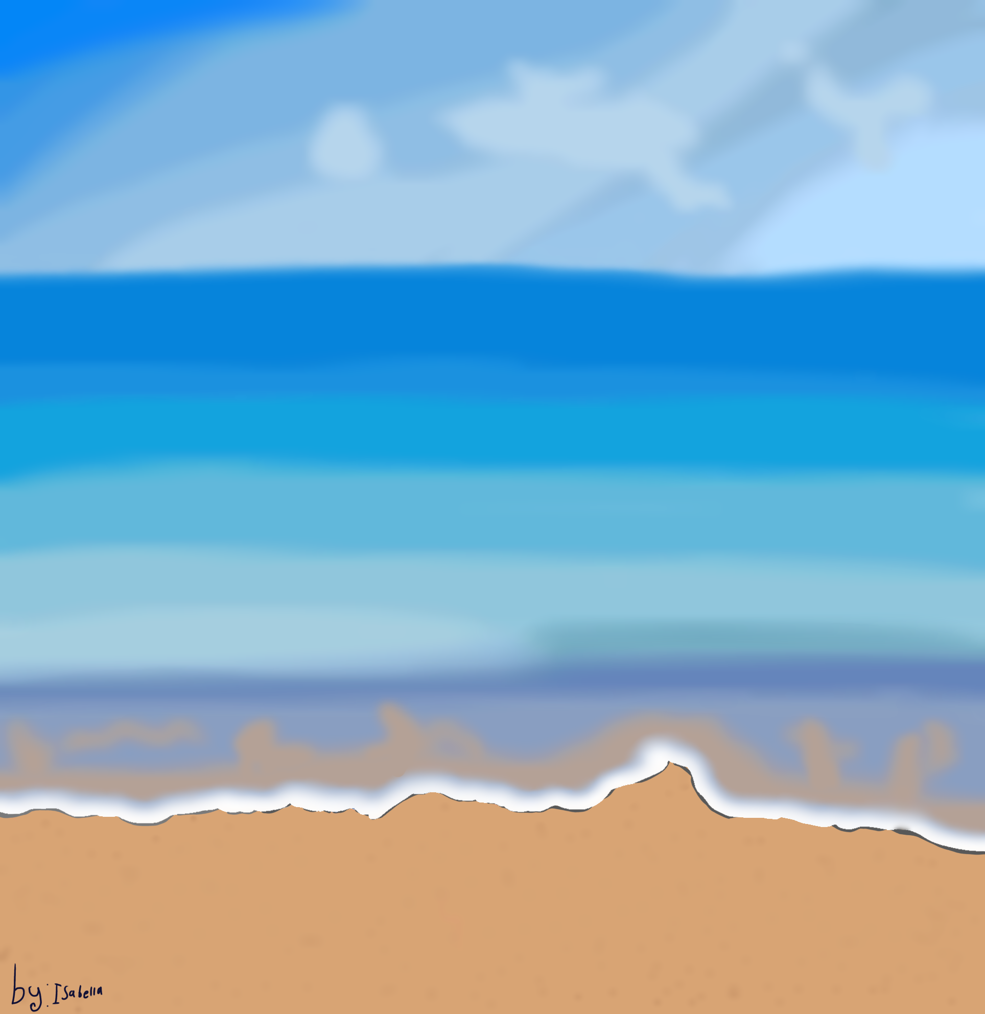 a beach… - ibisPaint