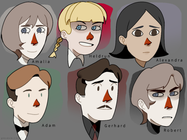 My ocs, but different artstyle
