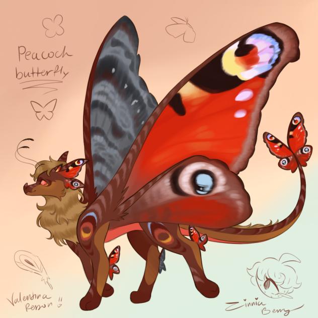 Peacock butterfly Morphfur