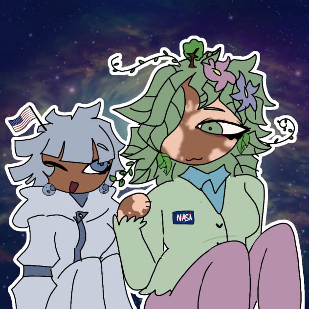 the earth and moon if they were humans