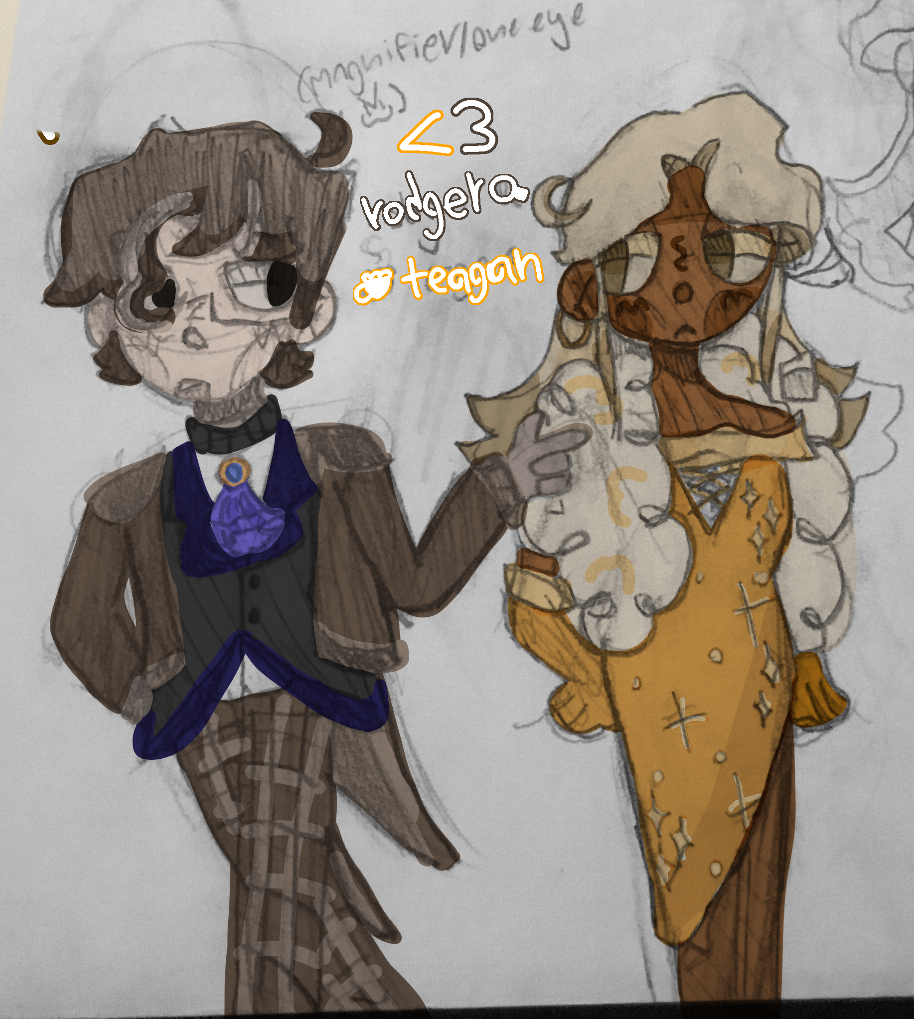 HUMAN RODGER AND TEAGAN - ibisPaint