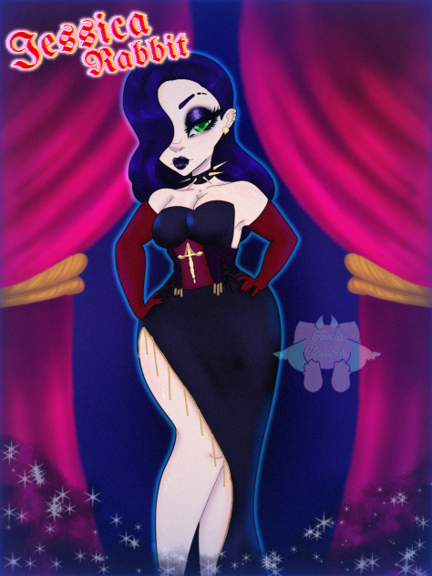 Gothic Jessica rabbit