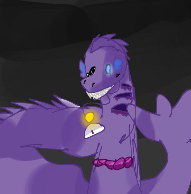 Colored in dragon fish