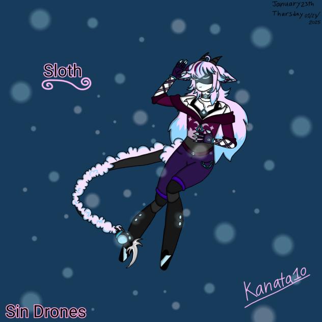 Sloth Napping In The Snow - ibisPaint