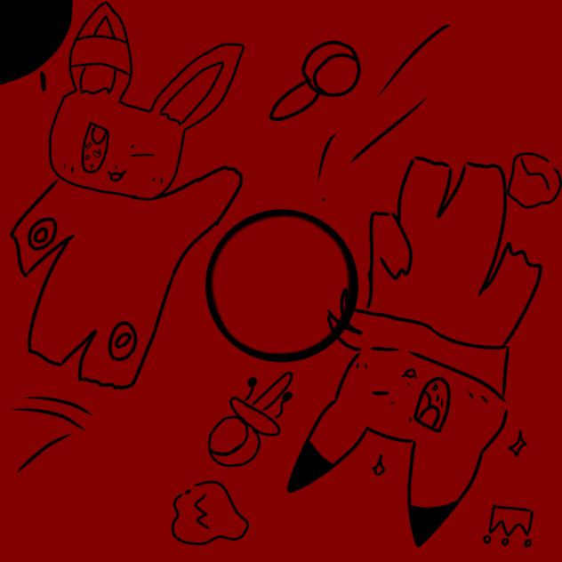 永遠（とわ）のライバル塗り絵