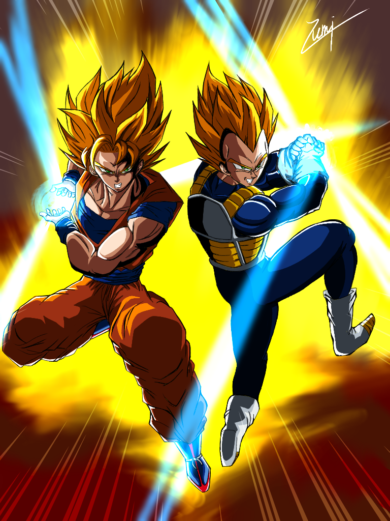 孫悟空 ベジータ Ibispaint