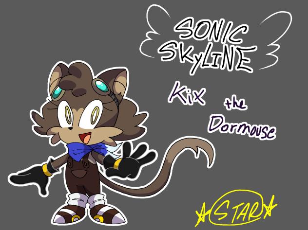 Kix in the Sonic SkyLine style