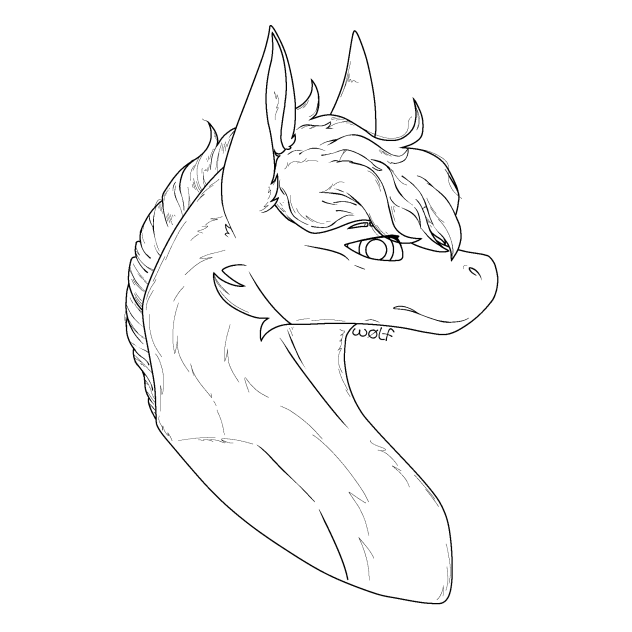 Horse Coloring Page 2