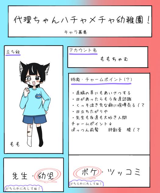 キャラ募っす！