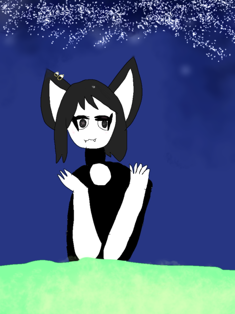me literally in the dark. - ibisPaint